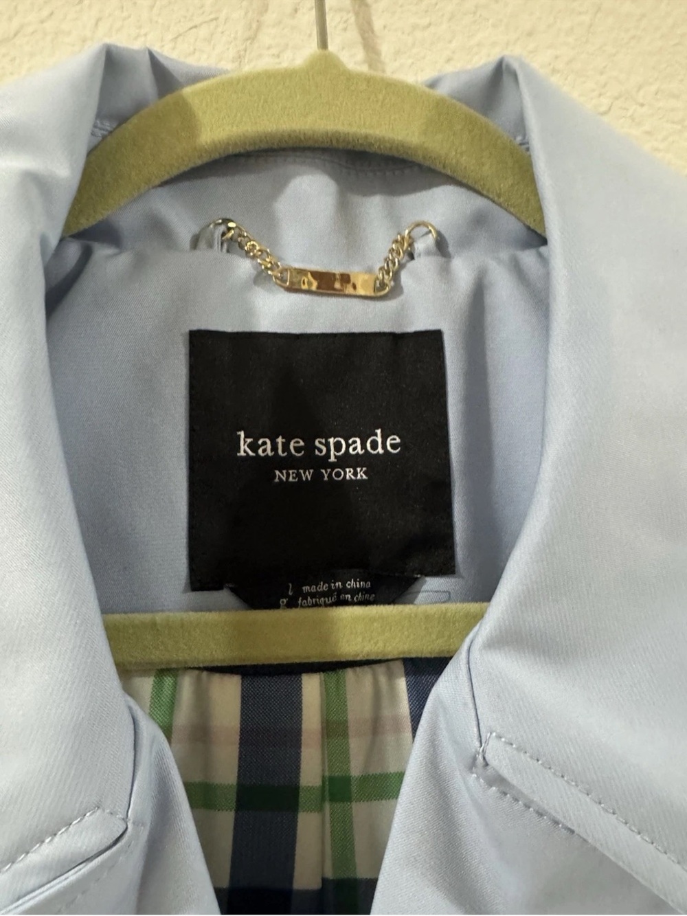 Kate Spade Pleat Back Trench Coat - Picture 5 of 11